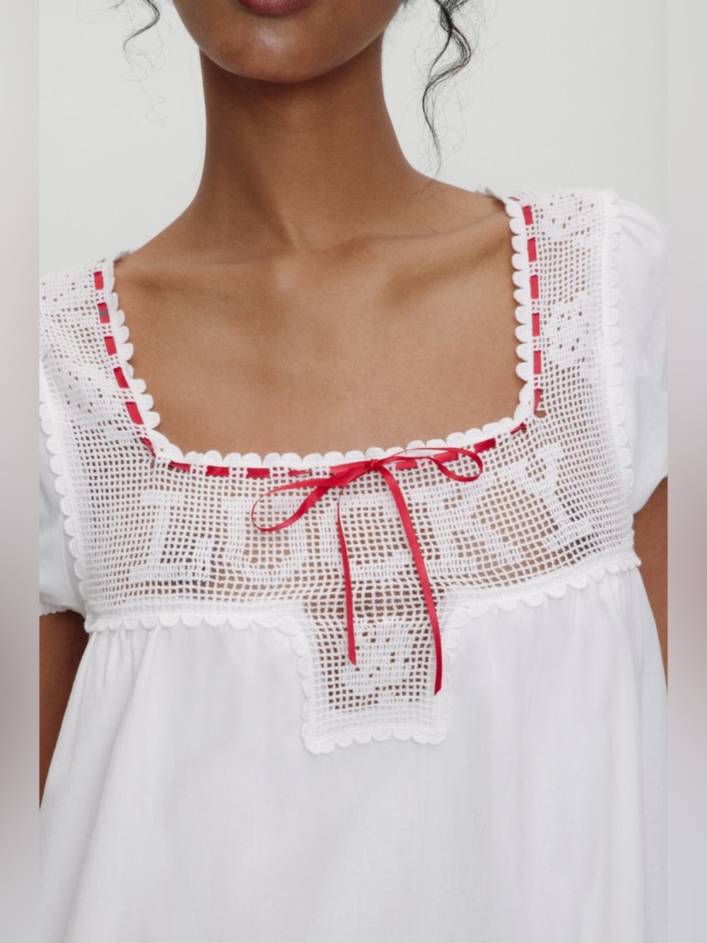Frankie’s Bikinis x Bella Hadid Western Poplin Dress Size L SOLD OUT - Picture 2 of 9